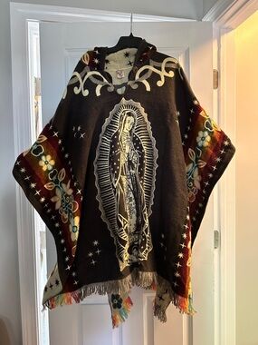 Mother Mary knitted Cape
